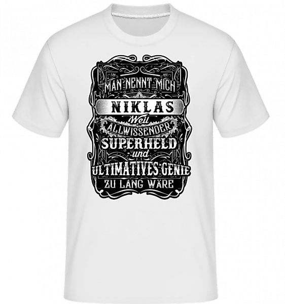 Man Nennt Mich Niklas · Shirtinator Männer T-Shirt günstig online kaufen