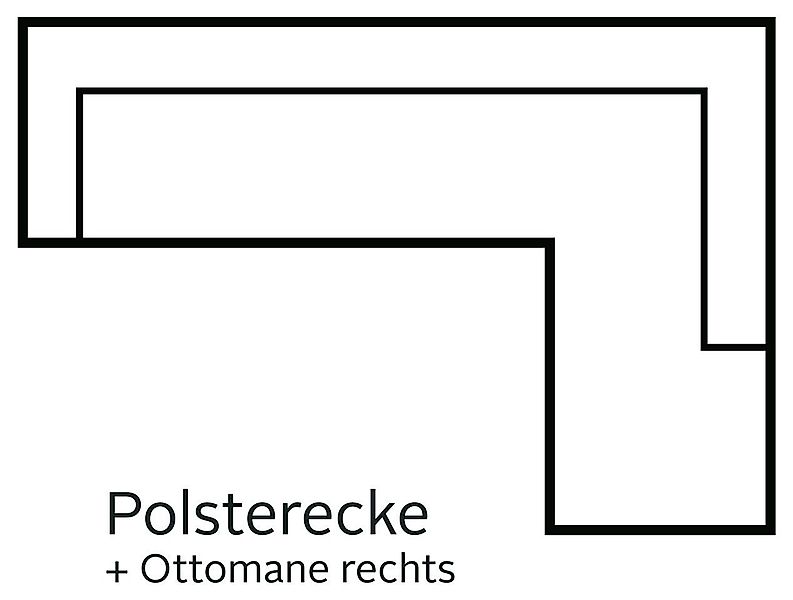 exxpo - sofa fashion Ecksofa Salerno, günstig online kaufen