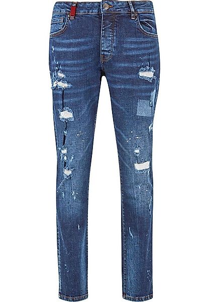 2Y Studios Bequeme Jeans 2Y Studios 2Y PABLO RIPPED SLIM FIT JEANS günstig online kaufen