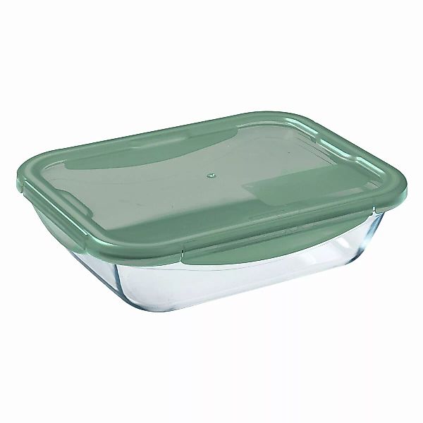 Lunchbox Hermetisch Pyrex Cook & Go Grün Glas (800 Ml) (6 Stück) günstig online kaufen