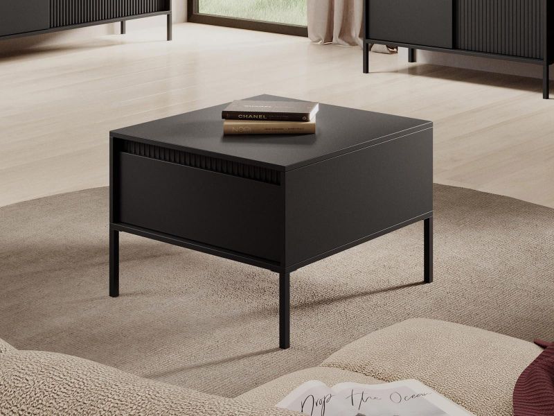 Compleo Couchtisch mit Schubladen JULO, gerillte günstig online kaufen