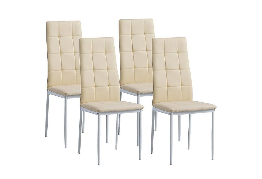Albatros International Esszimmerstuhl Esszimmerstühle RIMINI 4er SET Beige günstig online kaufen