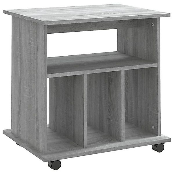 vidaXL Schrankmodule Rollschrank Grau Sonoma 60x45x60 cm Holzwerkstoff günstig online kaufen