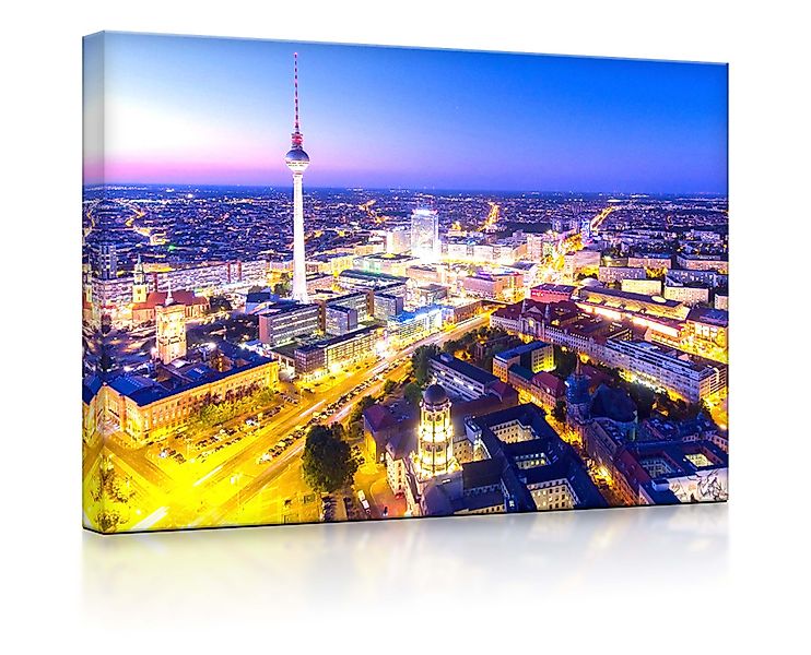 lightbox-multicolor LED-Bild Berlin City fully lighted günstig online kaufen
