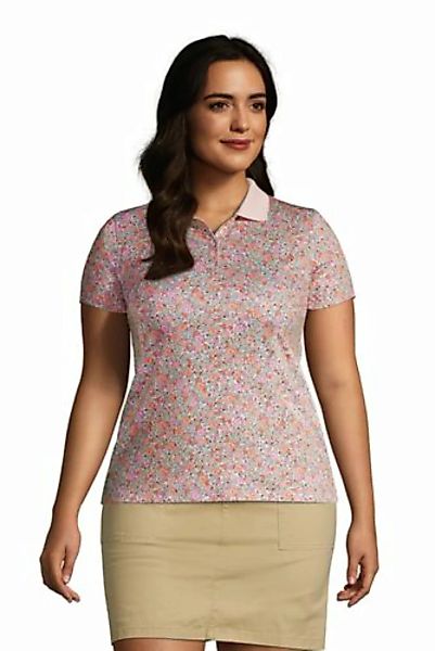 Supima-Poloshirt in großen Größen, Damen, Größe: 48-50 Plusgrößen, Pink, Ba günstig online kaufen