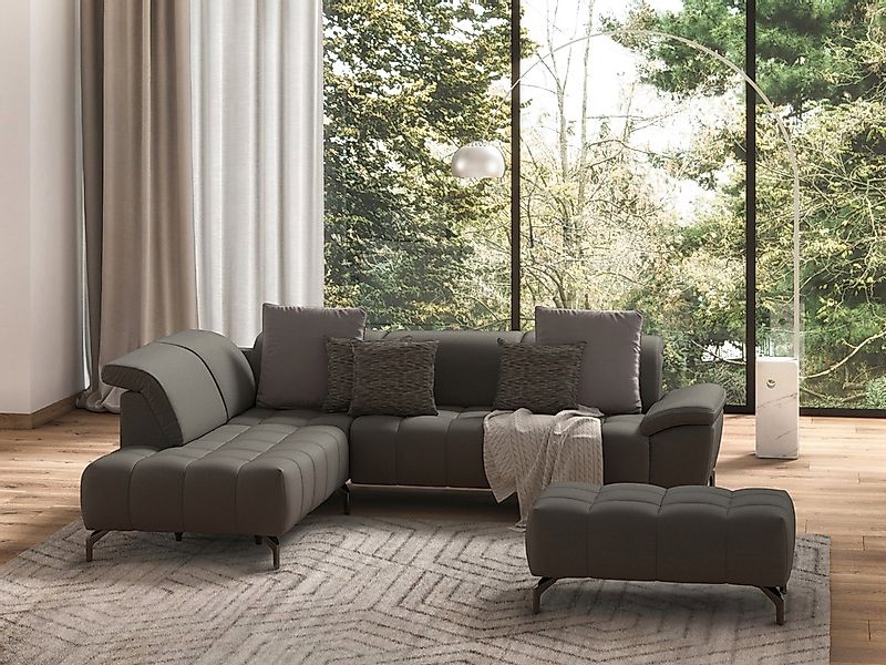 sit&more Ecksofa »Cool L-Form«, wahlweise mit Kopfteilverstellung und Vorzi günstig online kaufen