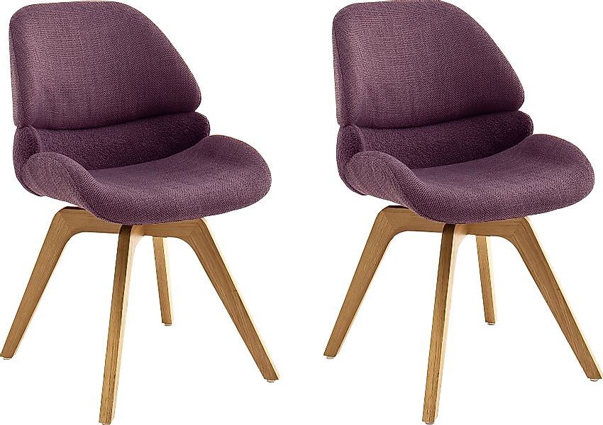MCA furniture Esszimmerstuhl »Henderson« (Set) 2 Stk. 180° drehbar mit Nive günstig online kaufen