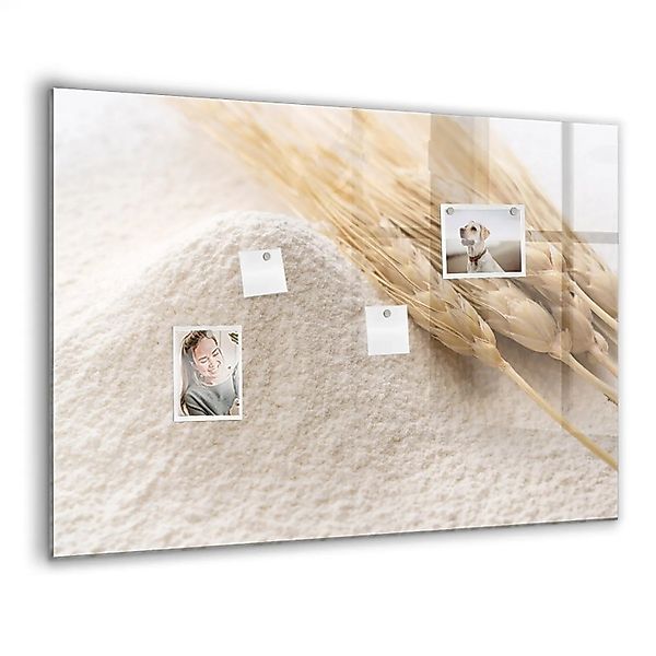 Tulup Magnettafel Glas Mehl 100x70 cm Magnettafel Zum Schreiben Schwarzer M günstig online kaufen