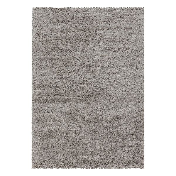 Ayyildiz Hochflorteppich Fluffy 3500 Beige 140 cm x 200 cm günstig online kaufen