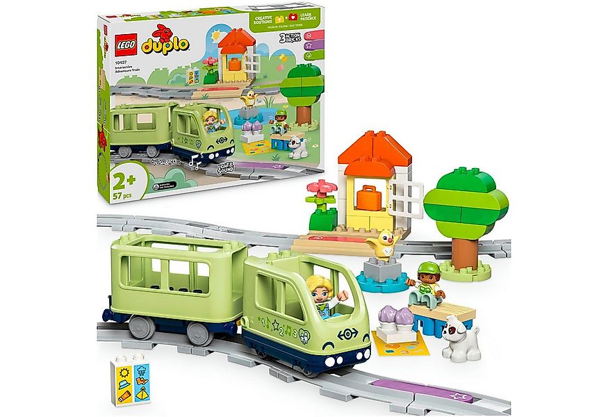 LEGO® Interaktive Abenteuer-Eisenbahn (10427), LEGO DUPLO Town Konstruktion günstig online kaufen