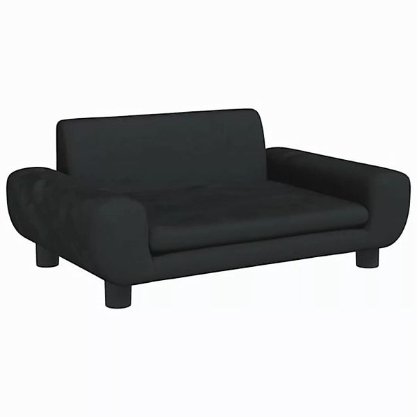 vidaXL Kindersofa Kindersofa Schwarz 70x45x33 cm Samt Kindercouch Kindermöb günstig online kaufen