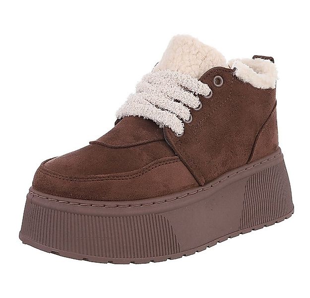 Ital-Design Modische Sneaker mit kuscheliger Fütterung für Damen Snowboots günstig online kaufen