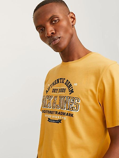 Jack & Jones Rundhalsshirt JJELOGO TEE SS O-NECK 2 COL AW24 SN günstig online kaufen