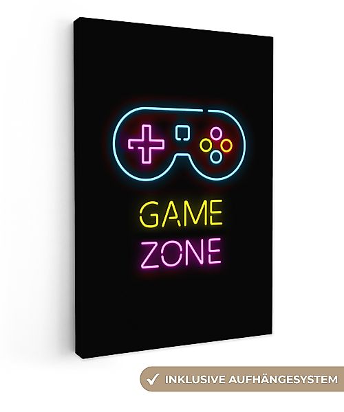 OneMillionCanvasses® Leinwandbild Controller - Spiel - günstig online kaufen