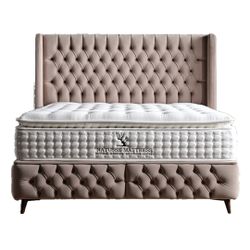 Villa Möbel Boxspringbett Daisy (Bett Set), günstig online kaufen