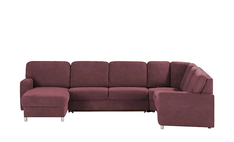 smart Wohnlandschaft  Valencia ¦ rot ¦ Maße (cm): B: 341 Polstermöbel > Sof günstig online kaufen