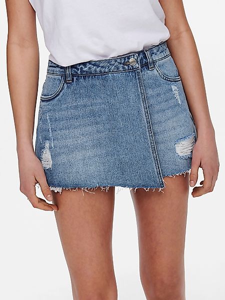 ONLY Jeansrock "ONLTEXAS – Destroyed Effekt für trendigen Hosenrock-Stil", günstig online kaufen