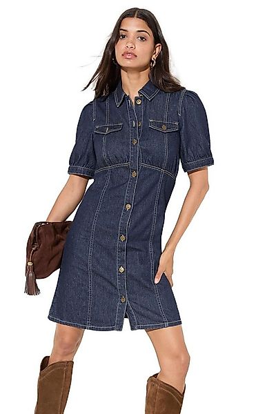 Friends Like These Jeanskleid Friends Like These Minikleid mit Saumdetail ( günstig online kaufen