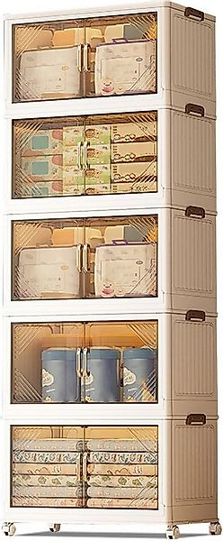 GarveeMore Küchenorganizer-Set 5-Tier faltbare Kunststoff Aufbewahrungsboxe günstig online kaufen
