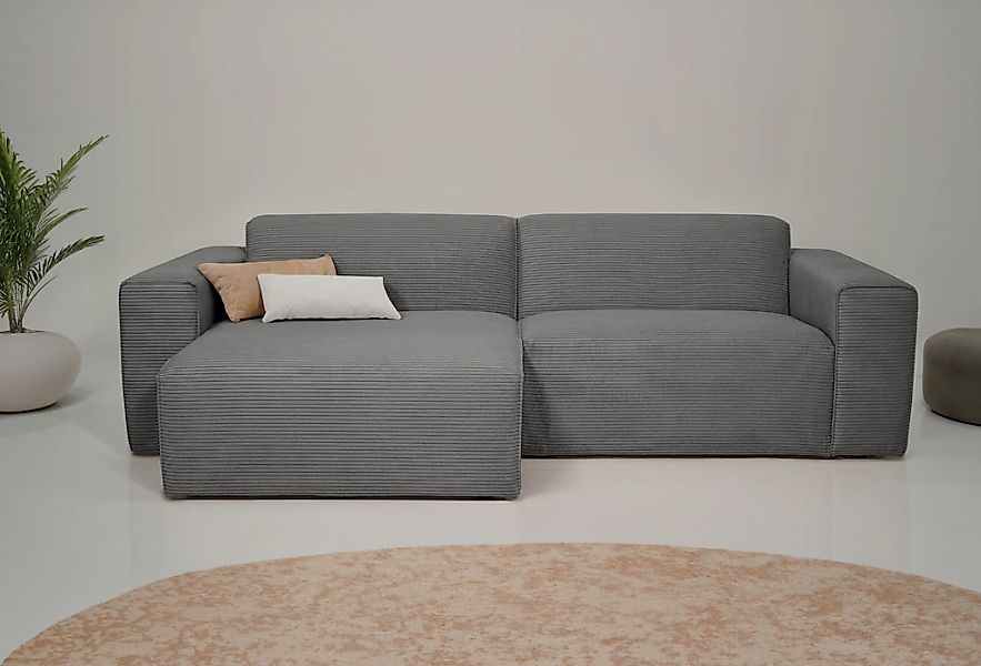 INOSIGN Ecksofa "Koa,228cm, L-Form, Modulsofa, Webstoff, Cord", Designsofa, günstig online kaufen