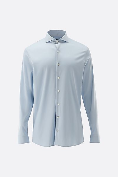 Jerseyhemd aus Schweizer Baumwolle Slim Fit günstig online kaufen