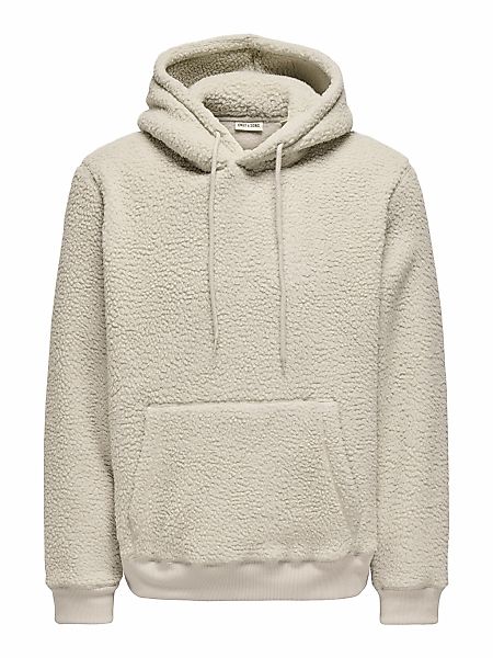 ONLY & SONS Sweatshirt "ONSEMILIO REG TEDDY HOODIE SWEAT VD" günstig online kaufen
