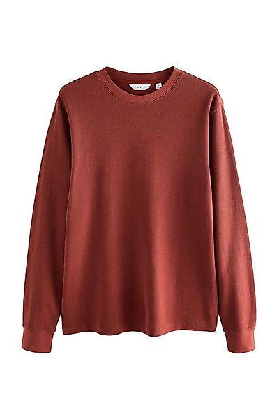 Next Langarmshirt Langärmeliges Hemd mit Micro-Waffelstruktur (1-tlg) günstig online kaufen