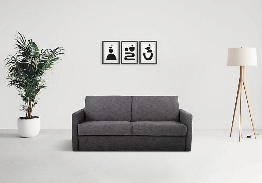 PLACES OF STYLE Schlafsofa "GOLDPOINT 182cm, Dauerschläfer, Liegefläche 140 günstig online kaufen