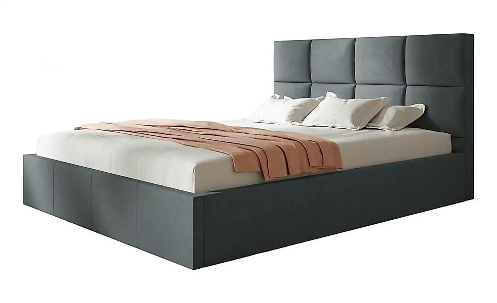 Polsterbett mit Stauraum Slimbridge ¦ grau ¦ Maße (cm): B: 188 H: 90 Betten günstig online kaufen