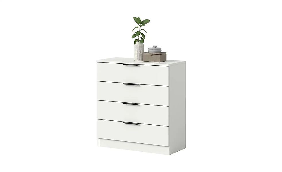 Kommode   ¦ weiß ¦ Maße (cm): B: 74 H: 80 Kommoden & Sideboards > Kommoden günstig online kaufen