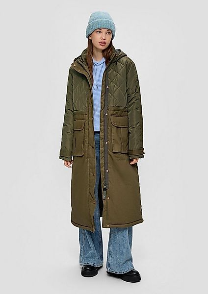 QS Wintermantel Outdoor-Mantel Mantel im Fabricmix günstig online kaufen