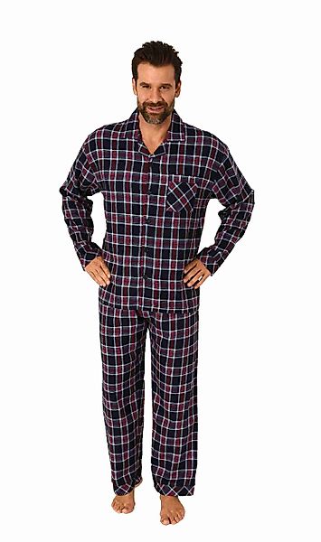 Trend by Normann Pyjama Herren Flanell günstig online kaufen