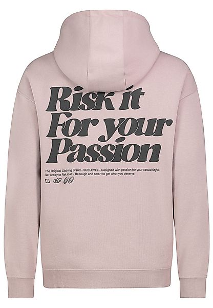 SUBLEVEL Hoodie mit Front-Print und Kängurutasche günstig online kaufen