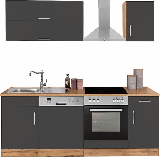 KOCHSTATION Küchenzeile "KS-Colmar" ohne E-Geräte, Breite 210 cm günstig online kaufen