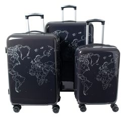 Crosstravel Kofferset Voyage, 4 Rollen, (3 günstig online kaufen