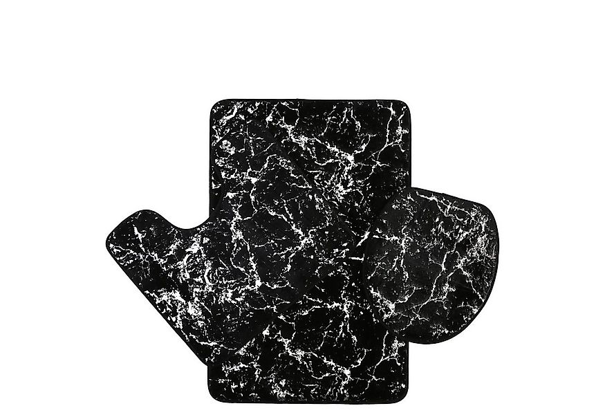 ZELLERFELD Badematte Marmour 3-teiliges Set - rutschfest günstig online kaufen