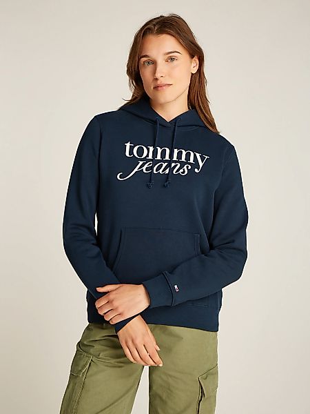 Tommy Jeans Hoodie "TJW REG ESS LOGO HOODIE EXT", mit Logodruck, Stickerei günstig online kaufen