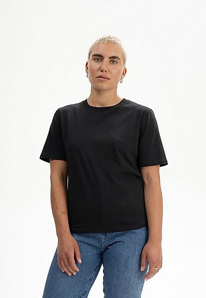 MELA Kurzarmshirt T-Shirt TANIKA Gerippter Kragen günstig online kaufen