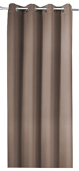 novumfix Verdunkelungsvorhang Sunout/55 Taupe Thermovorhang XXL Ösen bis 35 günstig online kaufen