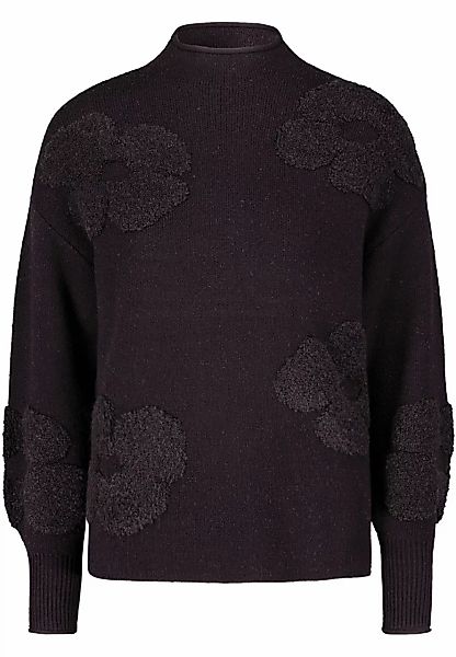 Zero Strickpullover "zero Pullover florales Strukturmuster", weiteres Detai günstig online kaufen