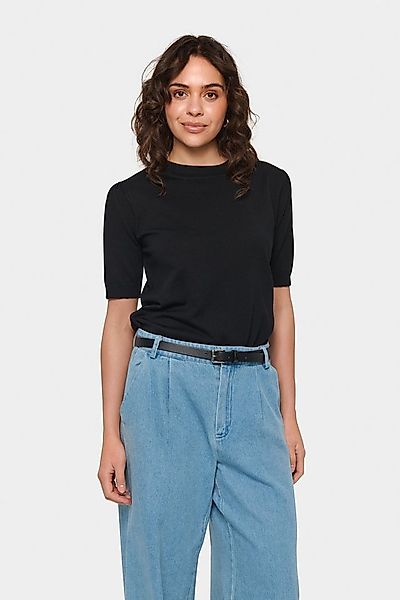 Saint Tropez Kurzarmpullover MilaSZ SS Viskosemischung, Classic fit günstig online kaufen