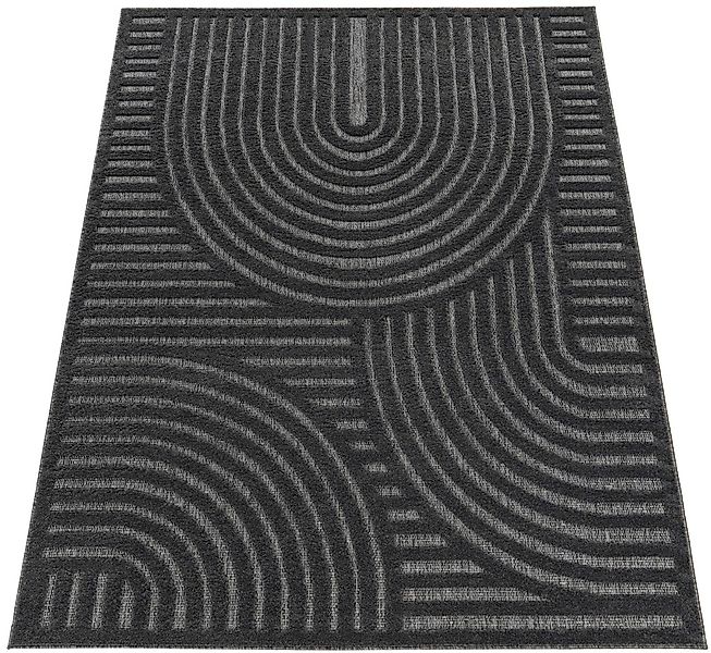 Paco Home Teppich Livorno 674, rechteckig, Höhe: 14 mm, Uni Farben, moderne günstig online kaufen