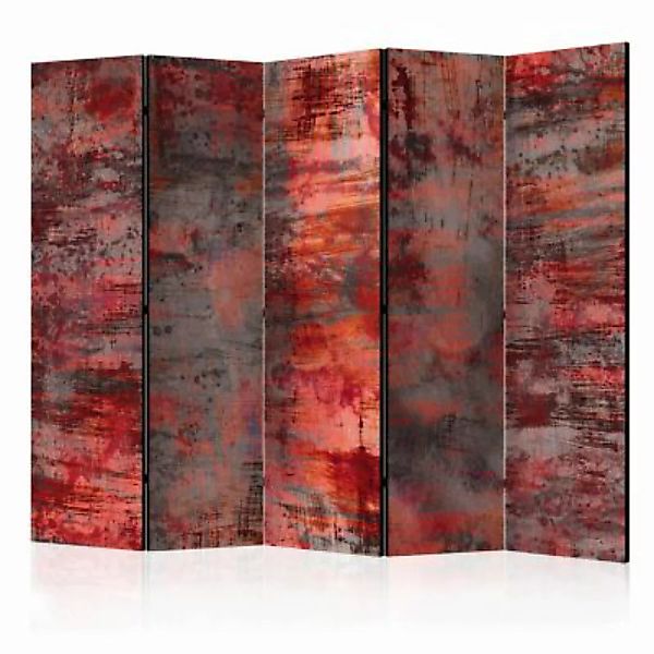 artgeist Paravent Red Metal II [Room Dividers] mehrfarbig Gr. 225 x 172 günstig online kaufen