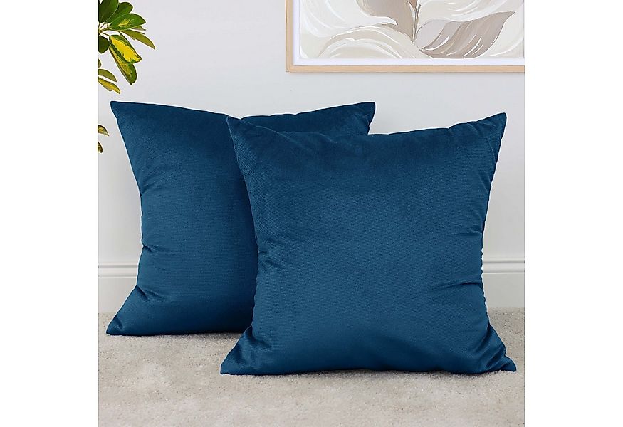 Amilian Dekokissen 2er Set - Kissen mit Füllung und Bezug - Sofakissen, Zie günstig online kaufen