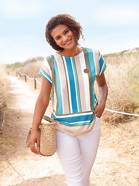 Casual Looks Rundhalsshirt "Rundhals-Shirt" 1 tlg. günstig online kaufen