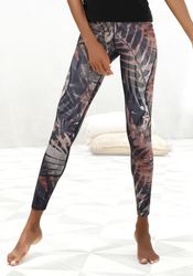 LASCANA ACTIVE Leggings "Tropical" mit abstraktem Palmenprint, Loungewear günstig online kaufen