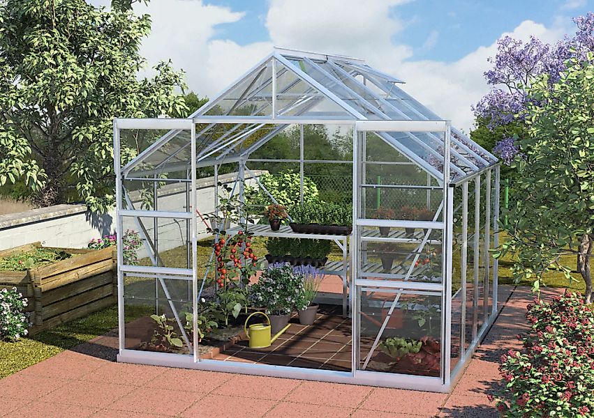 Vitavia Gewächshaus "Mars 6700" Alu-Profile, 3 mm Sicherheitsglas günstig online kaufen