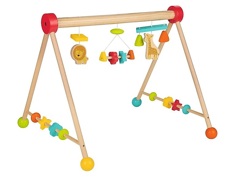 Playtive Spielbogen Playtive Baby-Spielbogen Holz Motorik Lernspielzeug 3 A günstig online kaufen