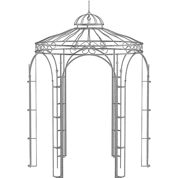 Eleo Pavillon Siena 265 cm x Ø 210 cm Feuerverzinkt günstig online kaufen
