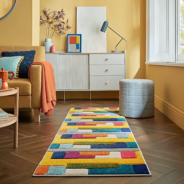 FLAIR RUGS Teppich "Spectrum" rechteckig 8 mm Höhe Handgeschnitzt Teppich günstig online kaufen
